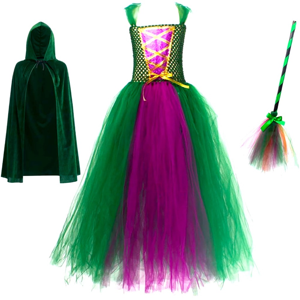 Winifred Sanderson Kids Halloween Witch Costume